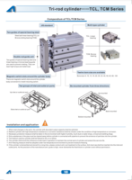 AIRTAC TCL-TCM CATALOG TCL & TCM SERIES: TRI-ROD CYLINDERS